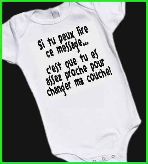 Pyjama bebe humour