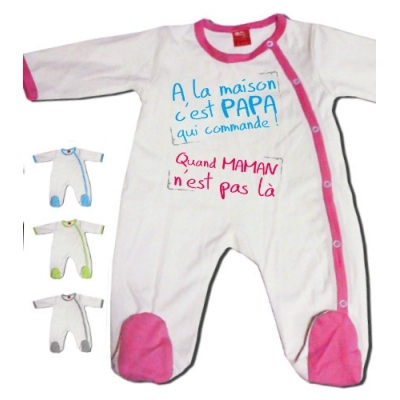 Pyjama bébé garçon personnalisé