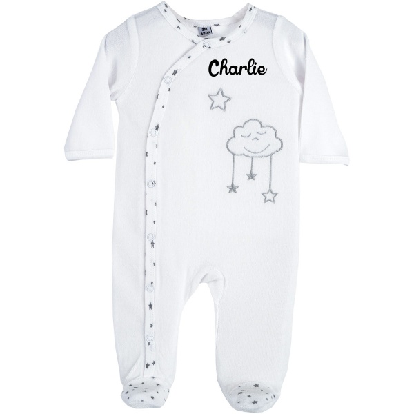 Pyjama bébé personnalisé prénom