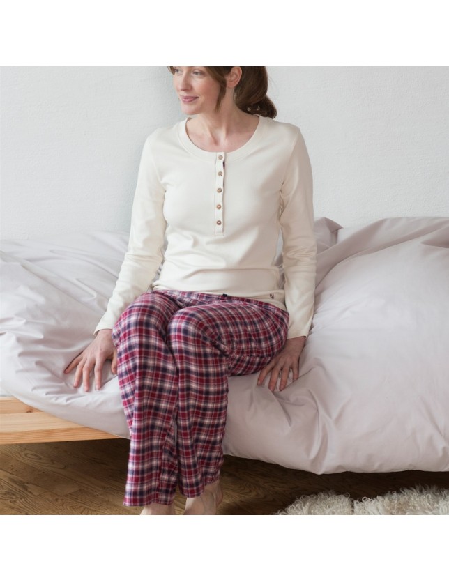 Pyjama coton bio femme
