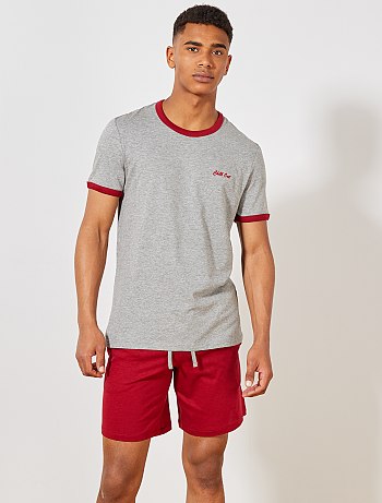 Pyjama short court homme