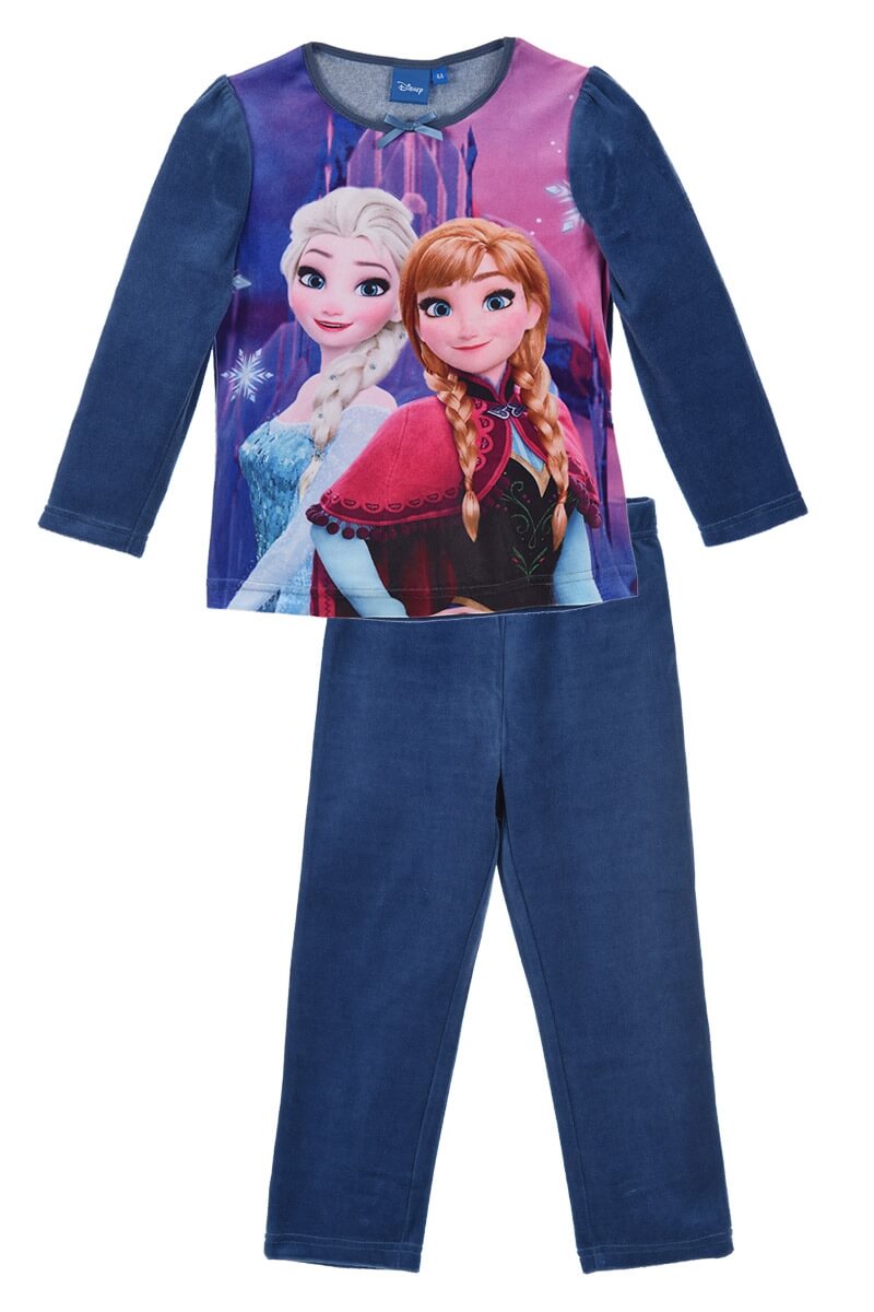 Pyjama velours reine des neiges