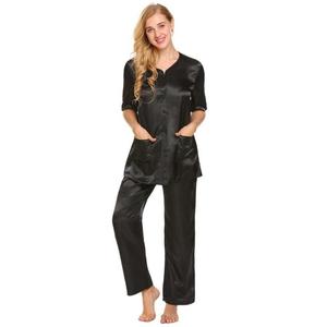 Pantalon pyjama satin
