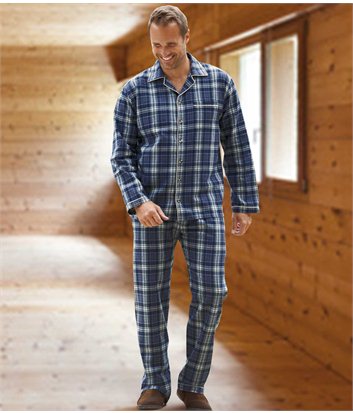 Pyjama homme carreaux