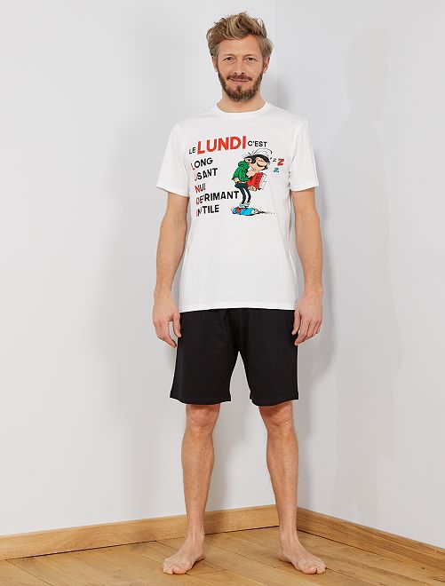 Pyjama long homme gaston lagaffe