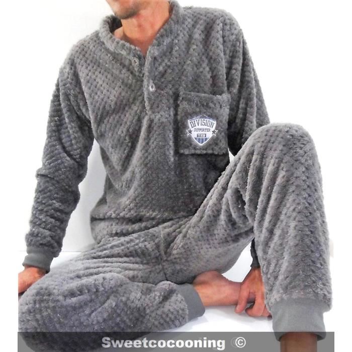 Pyjama homme doux chaud