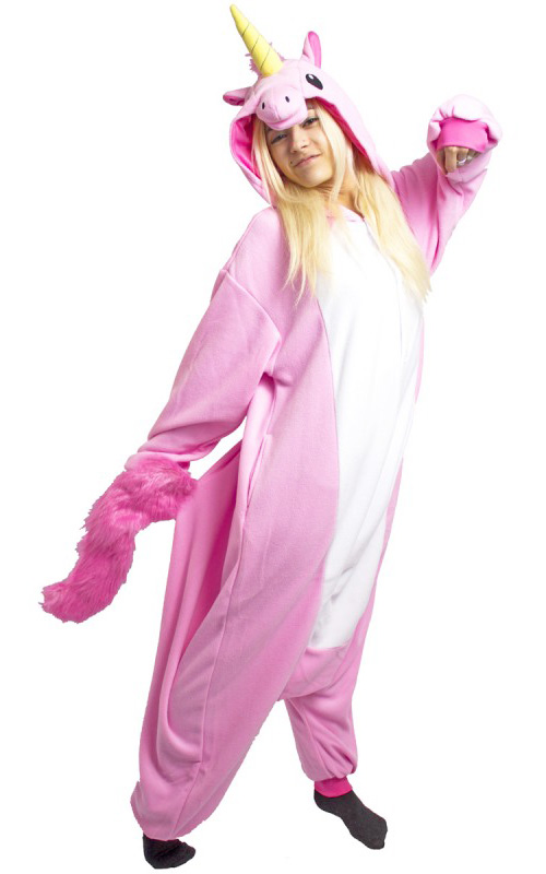 Combinaison pyjama licorne blanche