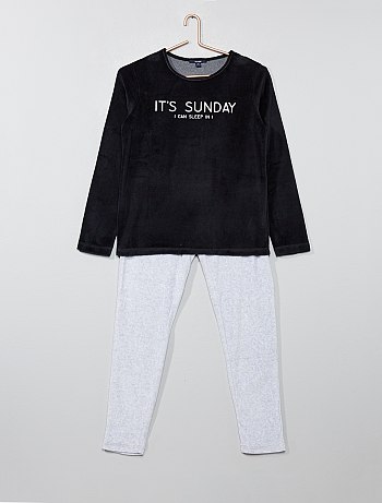 Pyjama velours 16 ans garcon