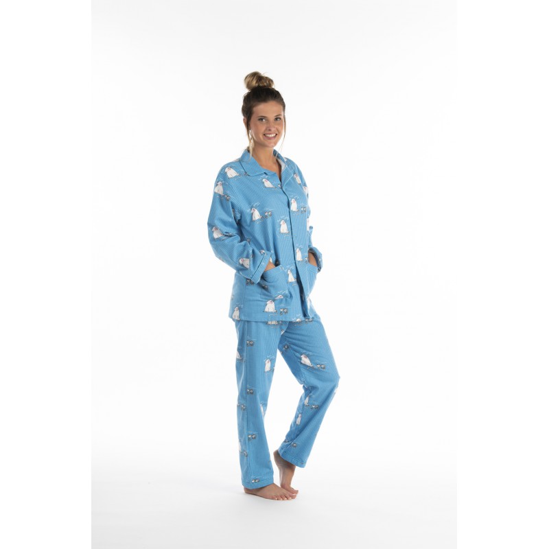 Pyjama Pilou Pilou Femme 2 Pièces Pyjama femme hiver pilou - Soldes en image