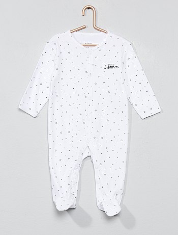 Pyjama bébé en velours
