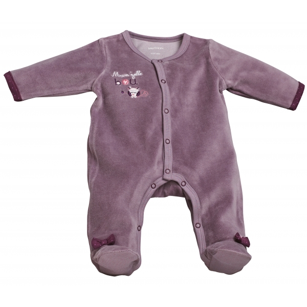 Pyjama bebe violet