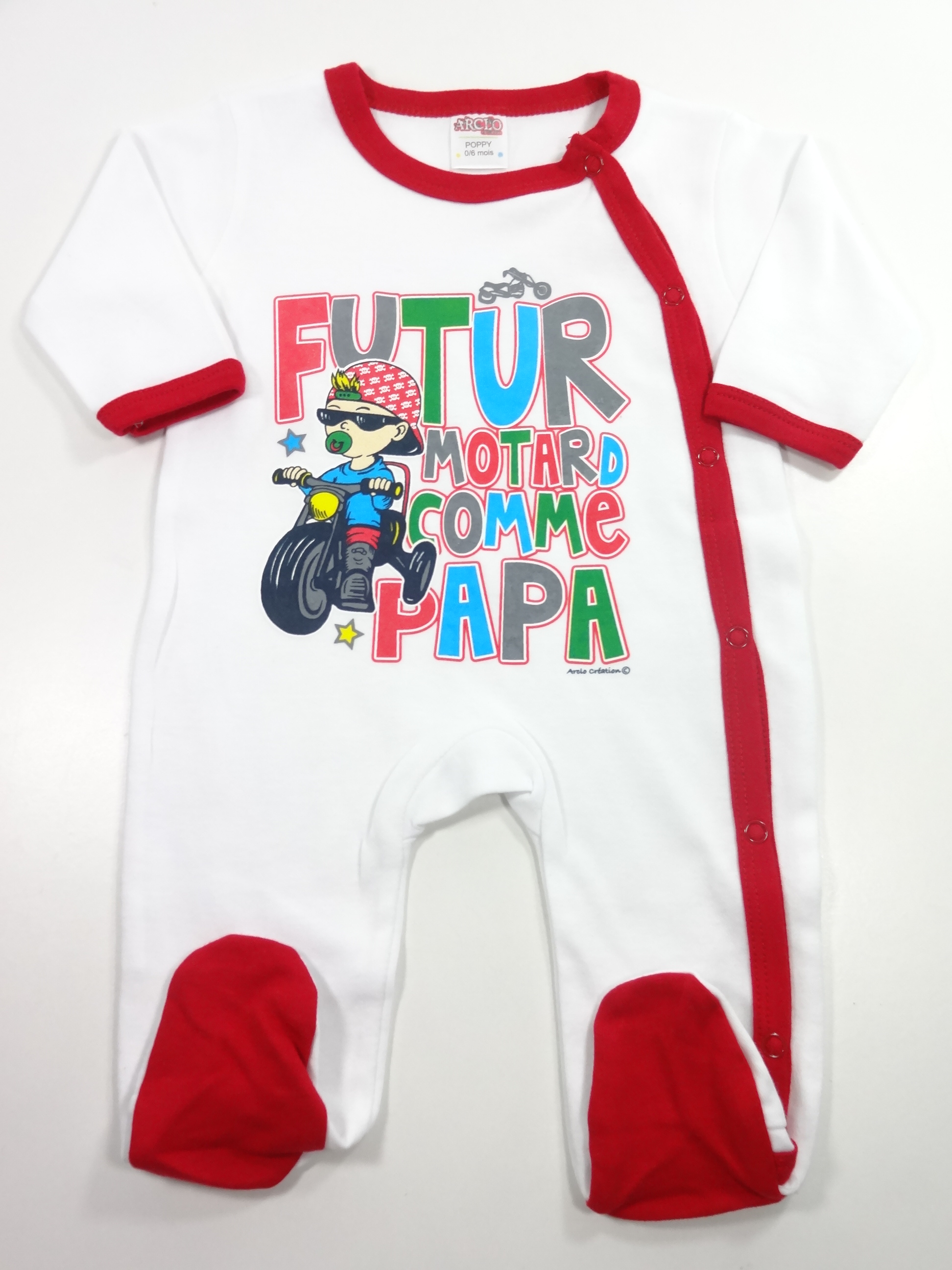 Pyjama bébé moto