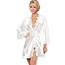 Pyjama satin blanc femme