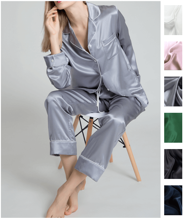 Pyjama pour femme en soie