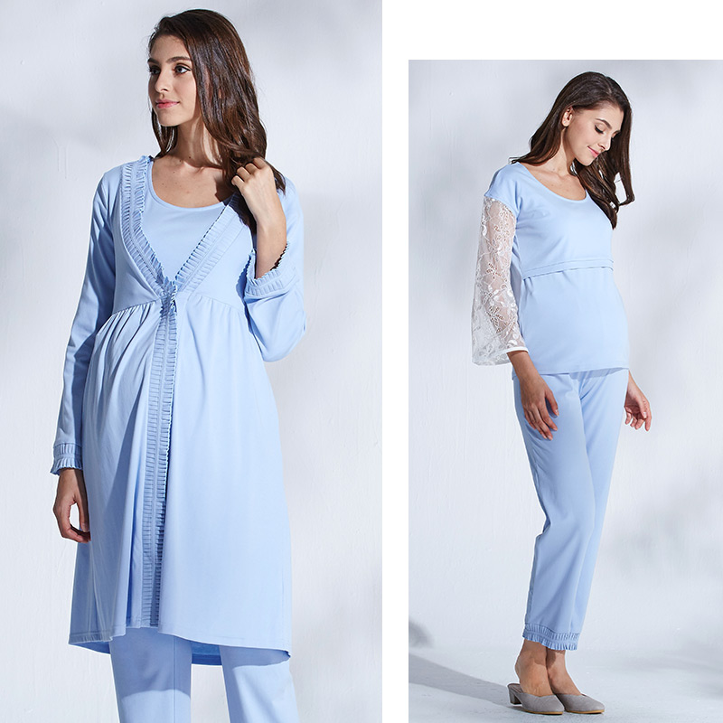 Pyjama femme 3 pieces coton