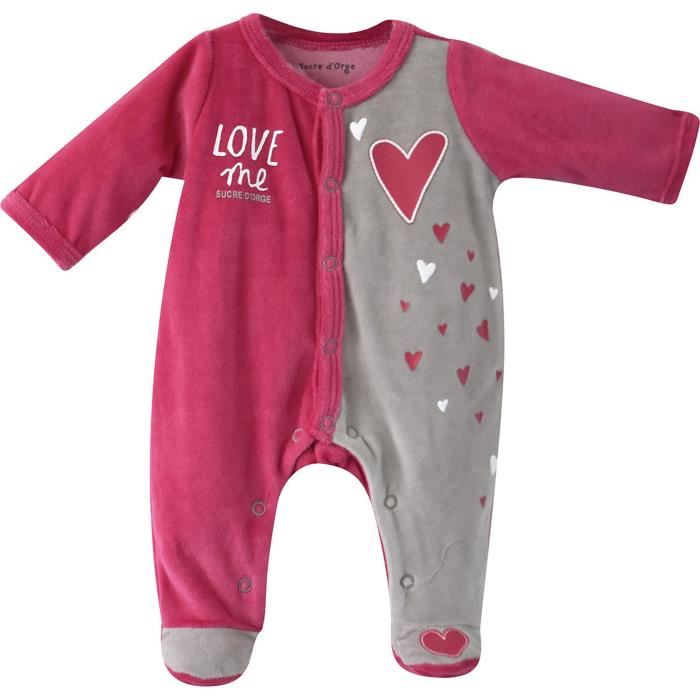 Pyjama bebe gris