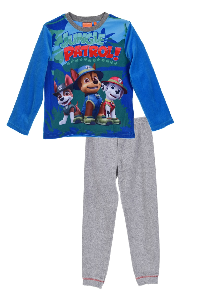 Peignoir Garçon Pat Patrouille - Robe De Chambre Chase Ou Marshall Rouge 4 Ans
