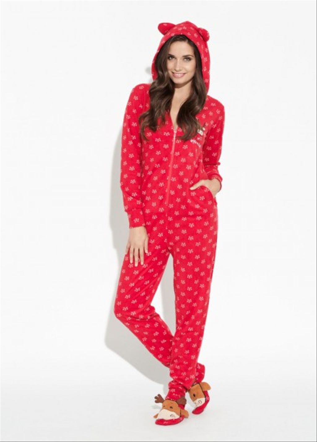 Combinaison pyjama femme noel