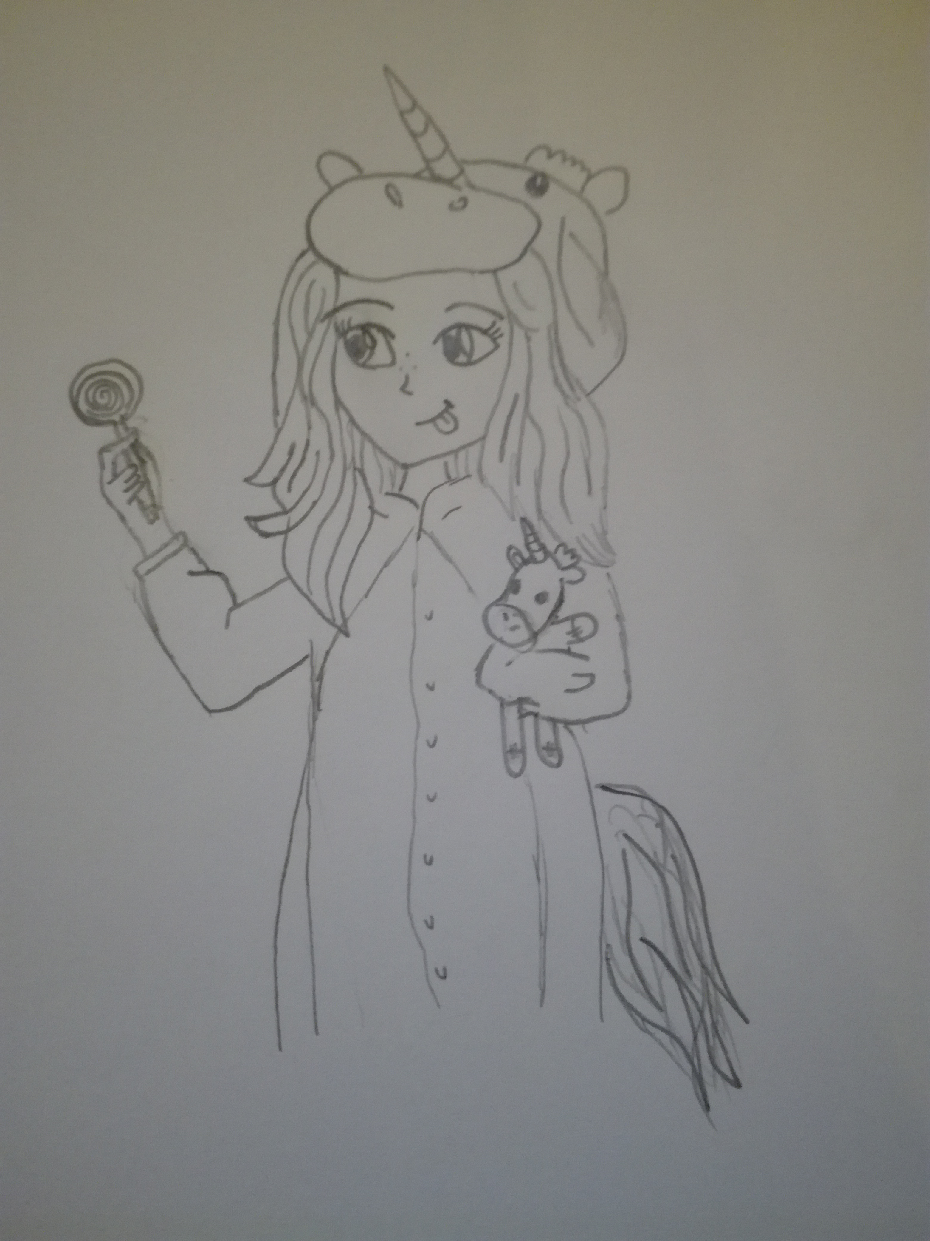 Dessin pyjama licorne