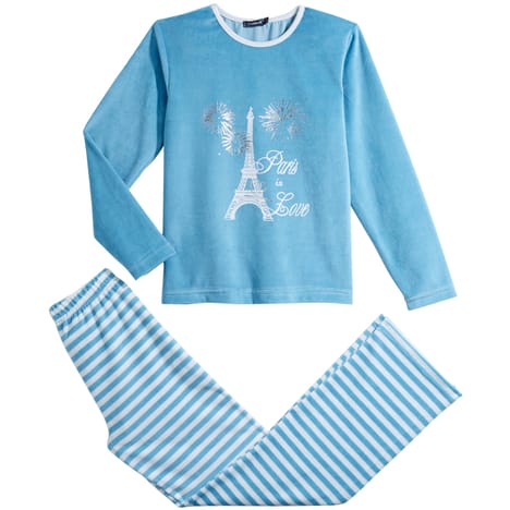 Pyjama velours filles