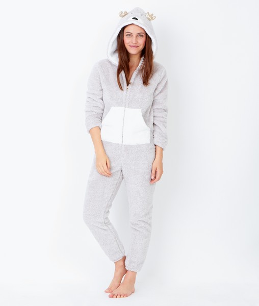 Combinaison pyjama coton femme