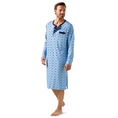 Pyjama chemise de nuit homme