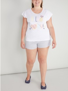 Short pyjama femme grande taille